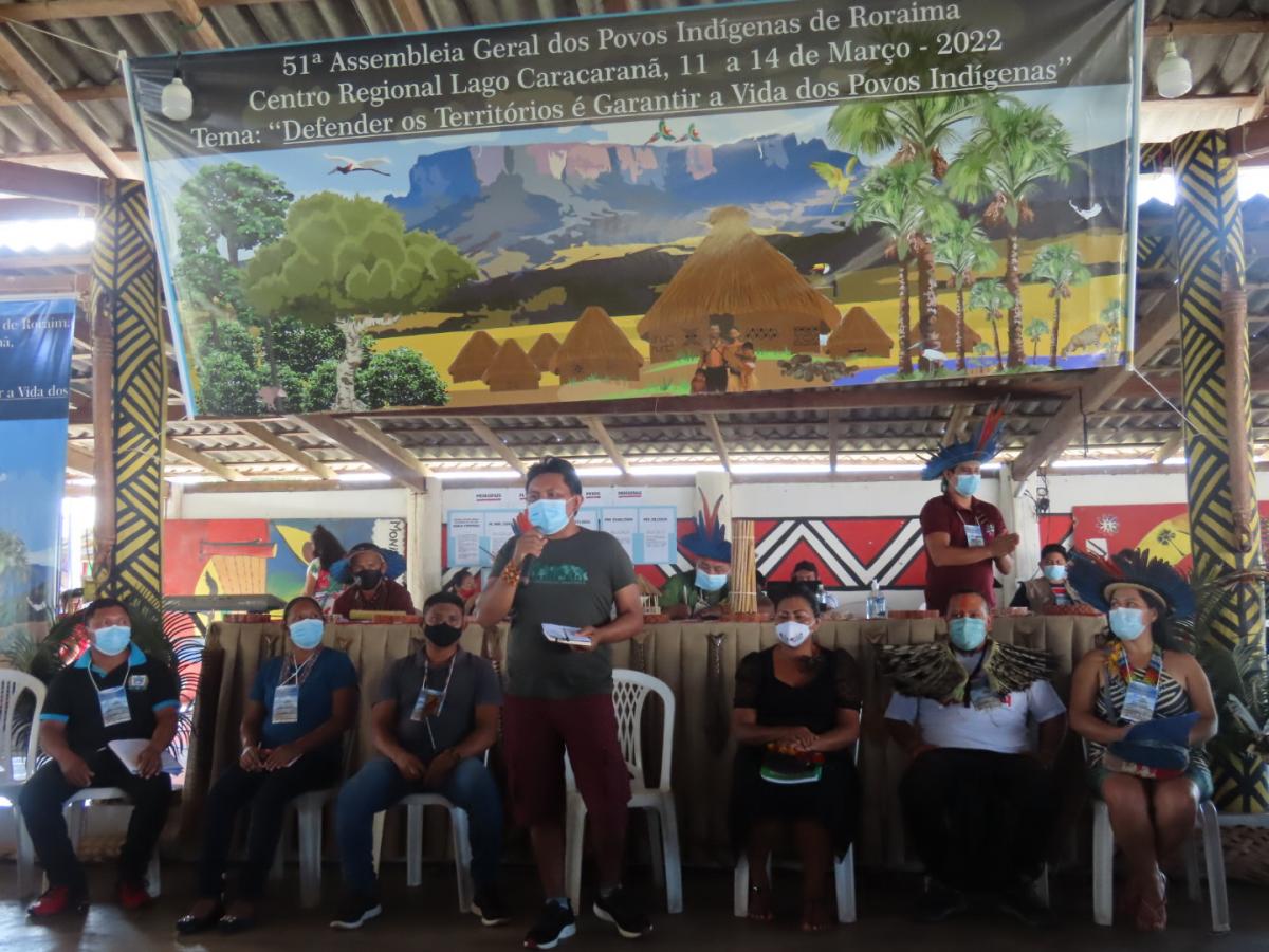 Diversas lideranças estiveram na 51ª Assembleia Geral dos Povos Indígenas de Roraima|Evilene Paixão/ISA