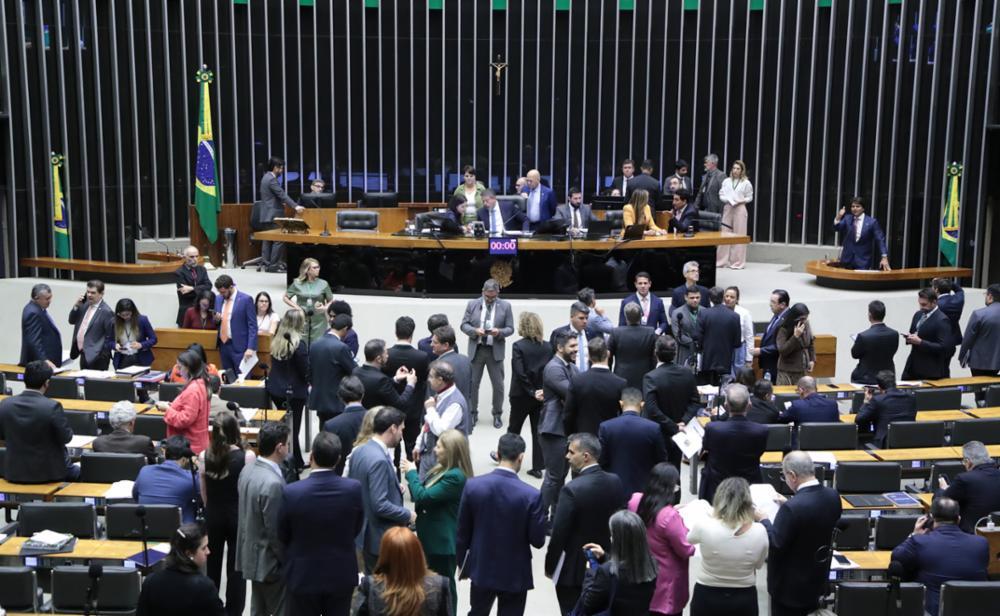 Votação do PL sobre adaptação climática no plenário da Câmara | Mário Agra / Câmara dos Deputados