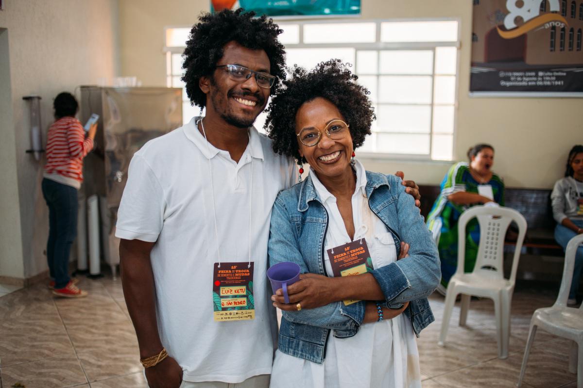 Luiz Ketu e Márcia Cristina Américo eo quilombo São Pedro