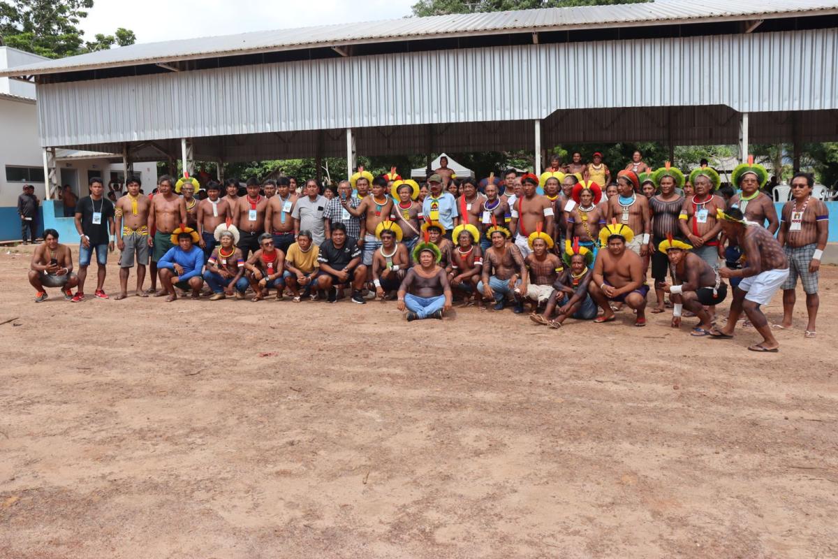 As sete associações da Terra Indígena Kayapó se reuniram na aldeia Gorotire para firmar um pacto pela proteção dos seus territórios