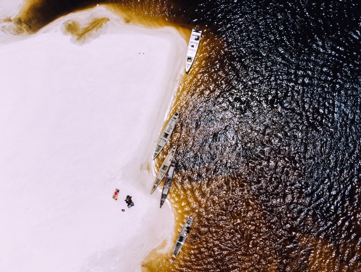 Rio Negro visto de cima