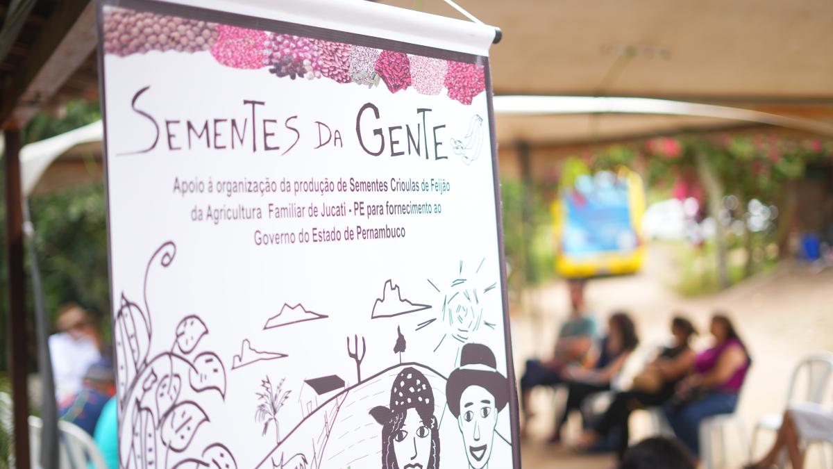 Cartaz do Sementes da Gente