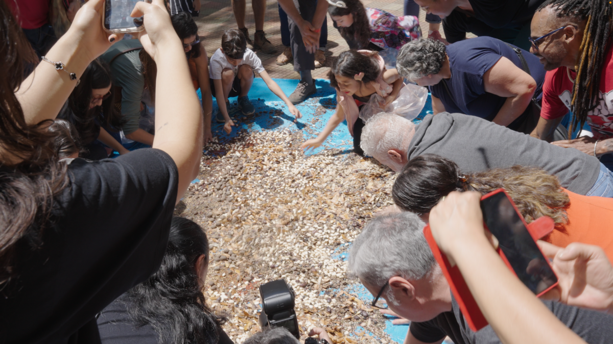 Intervenção no coração da capital paulista mostrou como a técnica está ajudando a reduzir impactos da crise climática