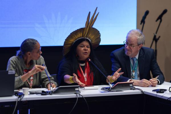 Reunião governo federal na COP16