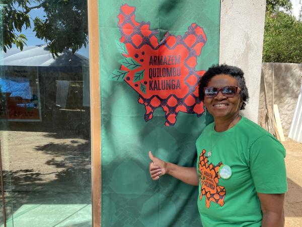 A vice-presidente da Associação do Quilombo Kalunga (AQK), Ester Fernandes | Ester Cezar / ISA