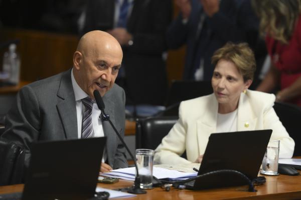 Os relatores do PL do Licenciamento: Confúcio Moura (MDB-RO) e Tereza Cristina (PP-MS) | Edilson Rodrigues / Agência Senado